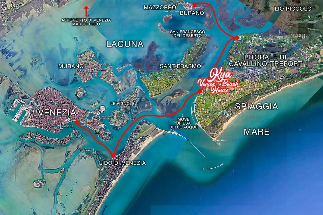 Kya Venice And Beach House: Venezia, Mare E Laguna Cavallino-Treporti Italie